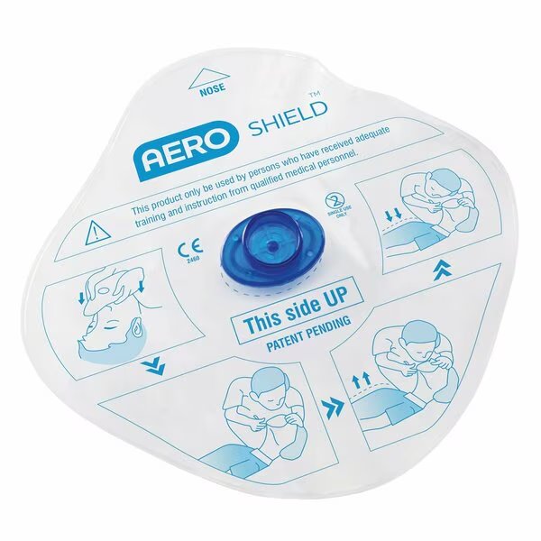 Aeroshield Cpr Face Shield Disposable 1/Bag, Aero Healthcare, Mfr#: AFS001US